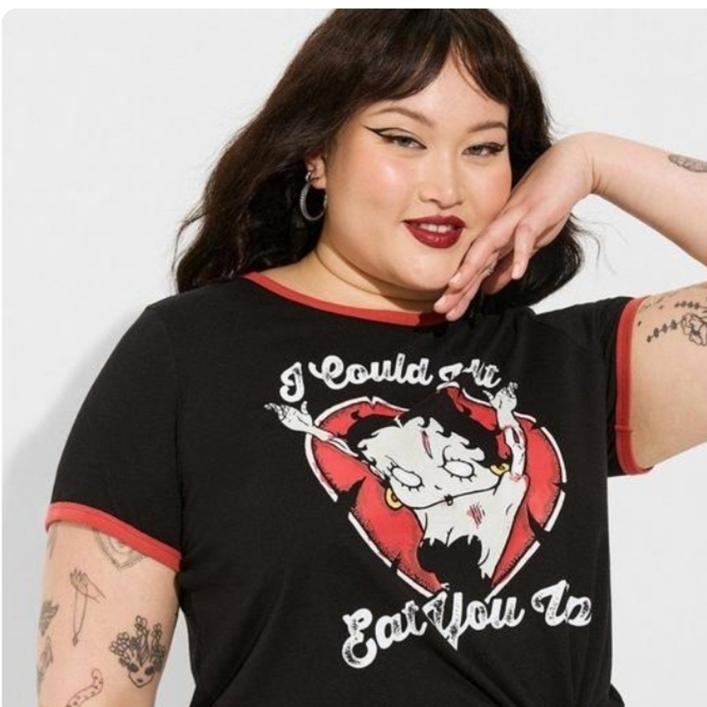Torrid Betty Bloop Short Sleeve Tee 3x & 4x